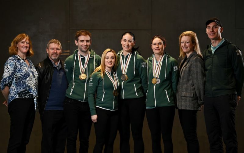 Irish Para-cycling Squad Presented With Road World Championships Medals At Sport Ireland Institute 